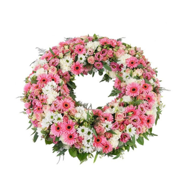 Couronne traditionnelle rose